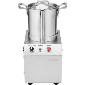 VEVOR Food Processor & Vegetable Chopper, 4.3 Quart Food-Grade Stainless Steel Food Processor Chopper with 2 Extra S-Curve Blades